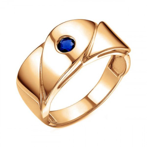 Золотое кольцо с корундом