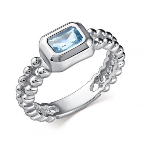 Серебряное кольцо с топазом