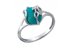 Серебряное кольцо с бирюзой
