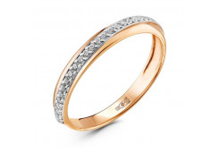 Золотое кольцо с фианитом