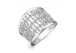 Серебряное кольцо с фианитом