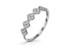 Серебряное кольцо с фианитом