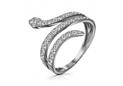 Серебряное кольцо с фианитом