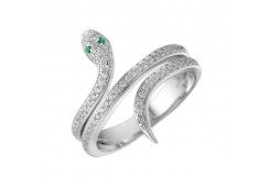 Серебряное кольцо с фианитом