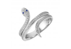 Серебряное кольцо с фианитом