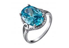 Серебряное кольцо с фианитом