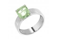 Серебряное кольцо с фианитом