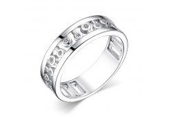 Серебряное кольцо с фианитом