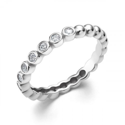 Серебряное кольцо с фианитом