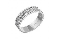 Серебряное кольцо с фианитом