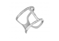 Серебряное кольцо с фианитом