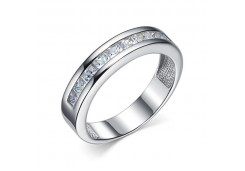 Серебряное кольцо с фианитом