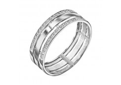 Серебряное кольцо с фианитом