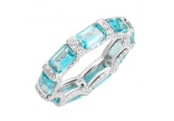 Серебряное кольцо с фианитом