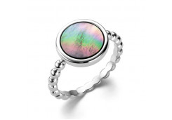 Серебряное кольцо с перламутром