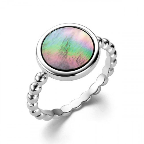 Серебряное кольцо с перламутром