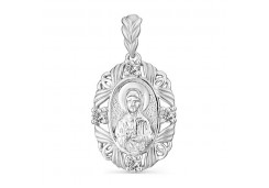 Серебряная подвеска с фианитом