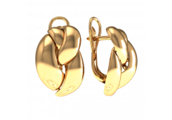 Золотые cерьги классические