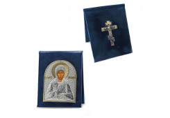 Икона Поделочный камень Малая св.Матрона Московская