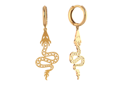 Золотые cерьги висячие