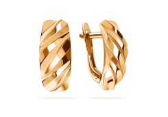 Золотые cерьги классические