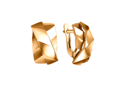 Золотые cерьги классические