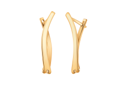 Золотые cерьги классические
