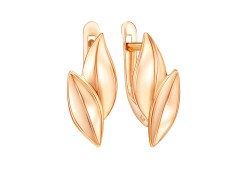 Золотые cерьги классические