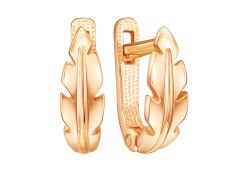 Золотые cерьги классические