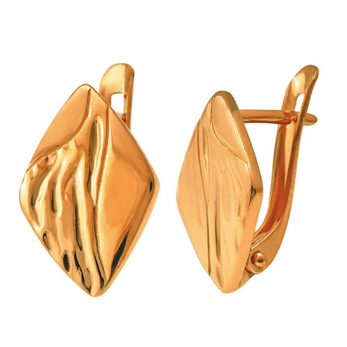 Золотые cерьги классические