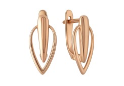 Золотые cерьги классические