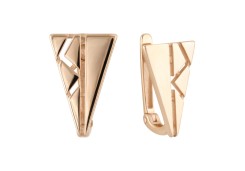 Золотые cерьги классические