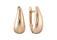 Золотые cерьги классические