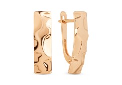 Золотые cерьги классические