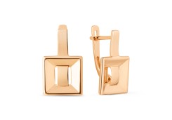 Золотые cерьги классические