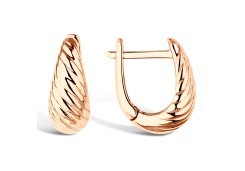 Золотые cерьги классические