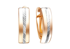 Золотые cерьги классические