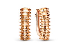 Золотые cерьги классические