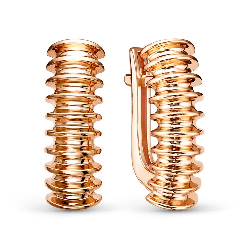 Золотые cерьги классические