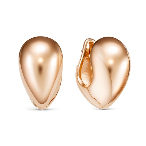 Золотые cерьги классические