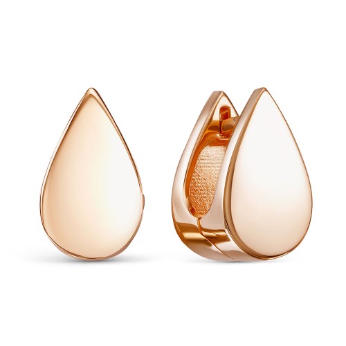 Золотые cерьги классические