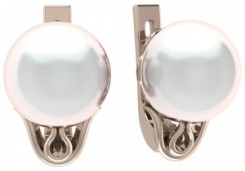 Золотые cерьги с жемчугом