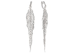 Серебряные cерьги висячие