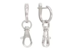 Серебряные cерьги висячие