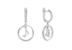 Серебряные cерьги висячие