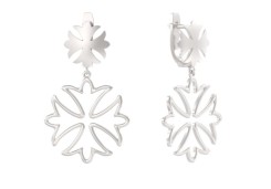 Серебряные cерьги висячие