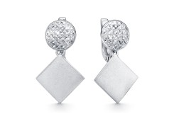 Серебряные cерьги висячие