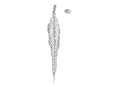 Серебряные cерьги висячие с фианитом