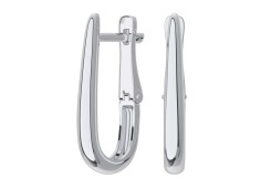 Серебряные cерьги классические