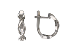 Серебряные cерьги классические